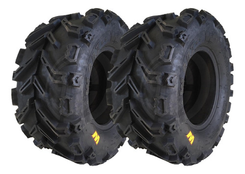 Imagem 1 de 4 de Par Pneu De Quadriciclo 25x11-12 + 25x11-12 Bkt W207