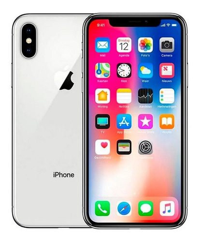 Imagem 5 de 7 de Apple iPhone X 64 Gb Prateado (silver) - Seminovo - Usado