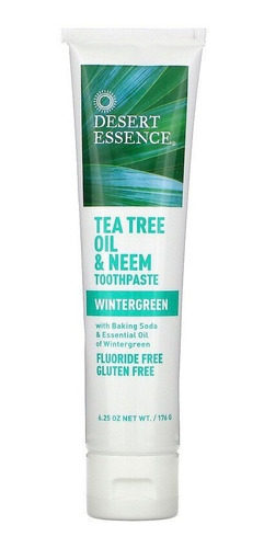 Desert Essence Pasta Dental Tea Tree Oil And Neem 176g