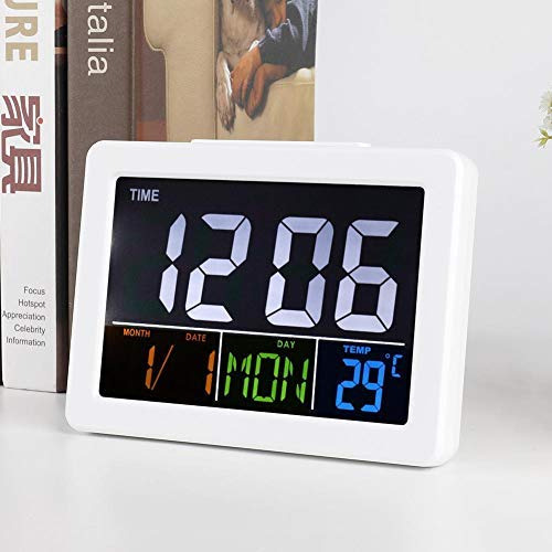 Aunma Lcd Digital Despertador Estudiante Pantalla Reloj Hora