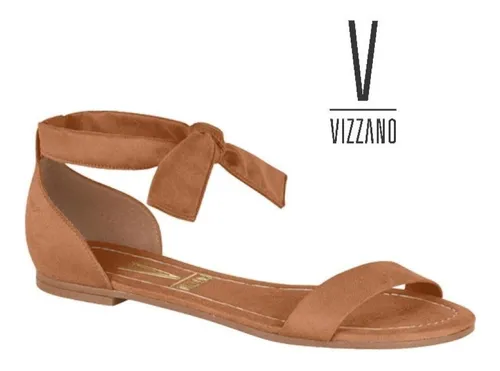 Sandalia baixa cheap vizzano