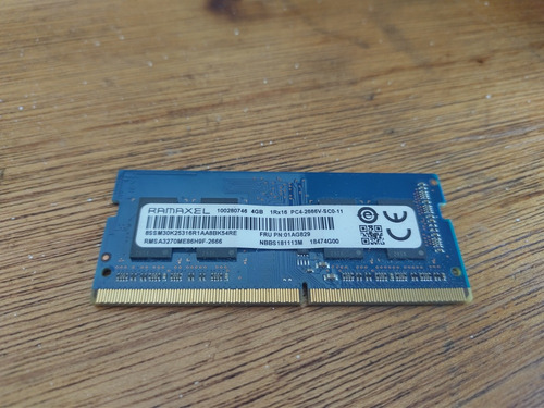 Memoria Ram 4gb Ddr4 Ramaxel Laptop Pc4-2666v