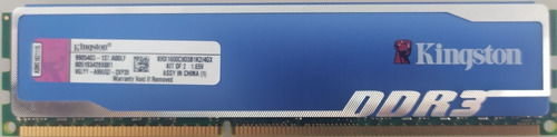 Memoria Ram Kingston Hyper X Blu Ddr3 2gb