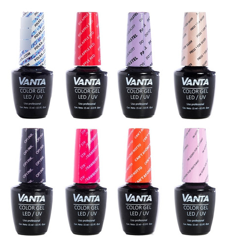 Vanta X8 Esmaltes Semipermanentes Gel On-off Cabina X 15 Ml