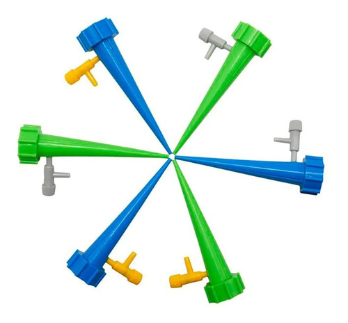 Kit Com 12 Gotejador Irrigador Acoplável Garrafa Pet Plantas
