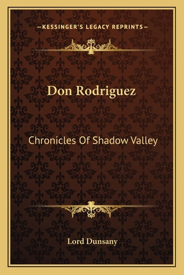 Libro Don Rodriguez: Chronicles Of Shadow Valley - Dunsan...