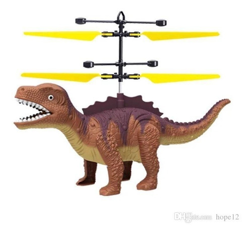 Imagen 1 de 3 de Dinosaurio De Juguete Vuela Con Luz Y Usb