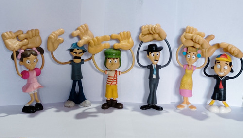 El Chavo Muñecos Colección Mcdonalds 2004 Brazos Largos X 6