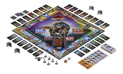 Imagen 3 de 8 de Monopolio Jurassic Park - Monopoly Jurassic Park @
