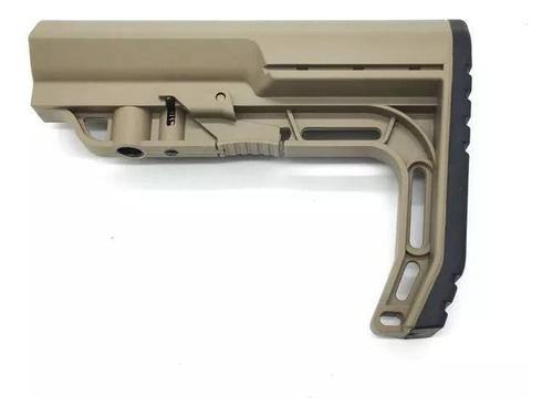 Airsoft Coronha Stock M4 Mod. Mft Polímero Tan