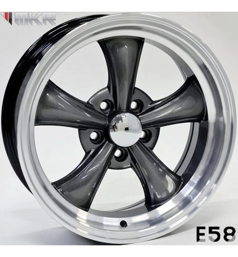 Kit 04 Rodas Aro 17 Mustang Gd + 04 Pneus 205/40r17