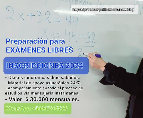 Preparación Para Exámenes Libres