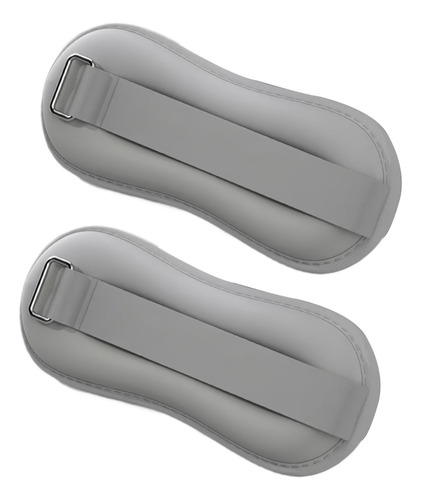 2 Correas De Pesas Para Tobillos Y Piernas Para Gris 0,5 Kg