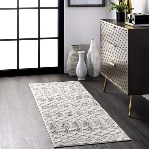 Alfombra Kenzie Geometric Diamond Runner, 239 X 639, Co...