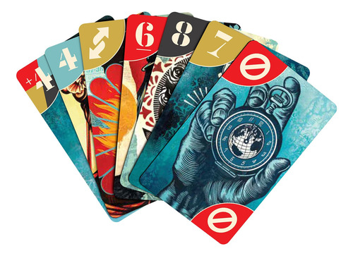 Uno Shepard Fairey Artist Series Juego De Mesa Juegopoly (Reacondicionado)