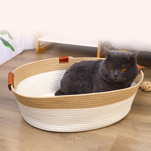Cesta De Cama Para Gatos, Cama De Gatito Lavable, Rascador M