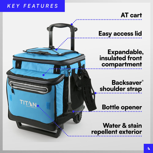 Cooler Titan By Arctic Zone Deep Freeze 60 Latas Com Rodas A