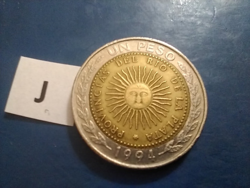 Antigua Moneda Año 1994 De 1 Un Peso De La Argentina 