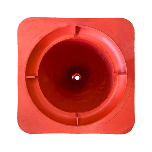Cone Pvc Flexível 75cm Sinalização Trânsito Faixa Refletiva Cor Laranja
