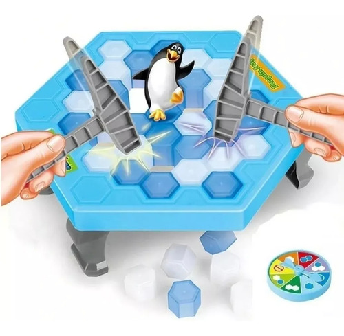 Kit Jogos De Mesa Pinguim Numa Fria / Croco Morde Dedo Zein