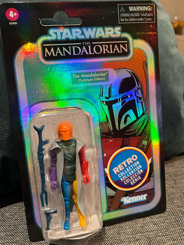 The Mandalorian Prototipo Star Wars Retro Collection Naranja (Usado)