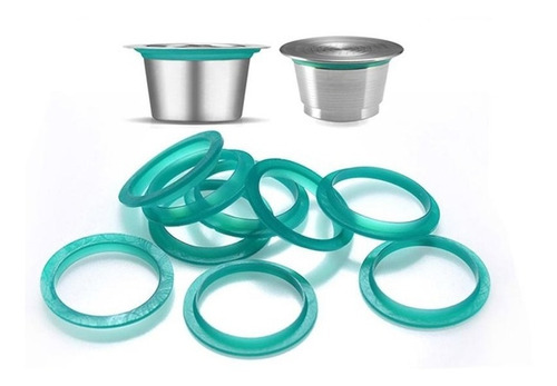 02 Anel Vedação Para Cápsula Nespresso Reutilizável Em Inox