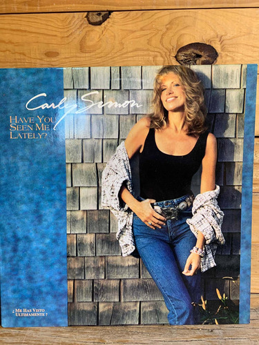 Lp Carly Simon Have You Seen Me Lately Vinilo Original 1990