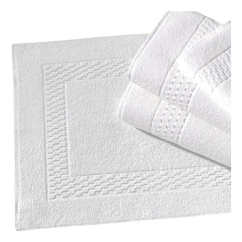 Kit 6 Toalha De Piso Hotel Teka Mônaco Profissional Branca