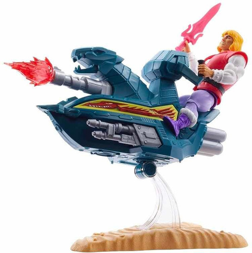He-man Vehículo Jet Sled Y Figura Exclusiva Príncipe Adam