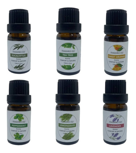 3 Pack Esencias De Aceite Para Humidificador Difusor Aromas 