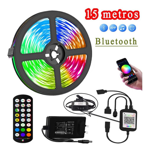 Luces Led 15 Metros Luces Led Para Tv Bluetooth Ambilight