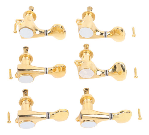 Juego De Clavijas Para Afinador De Guitarra, 6 Piezas, Afina