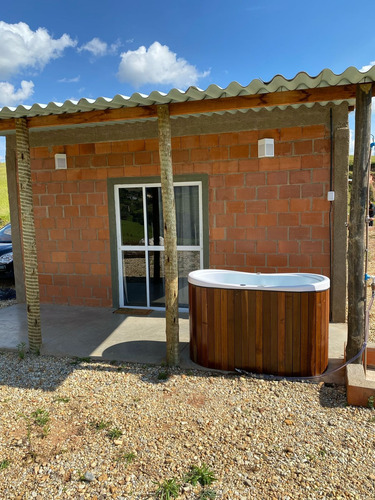 Ofurô Star Duplo Com Deck Com Hidromassagem E Aquec. E Cromo Branco