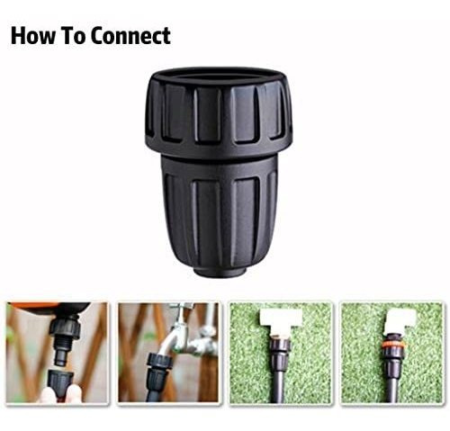 Adaptador De Grifo Yulaiyoen Para Tubo De Riego Por Goteo De