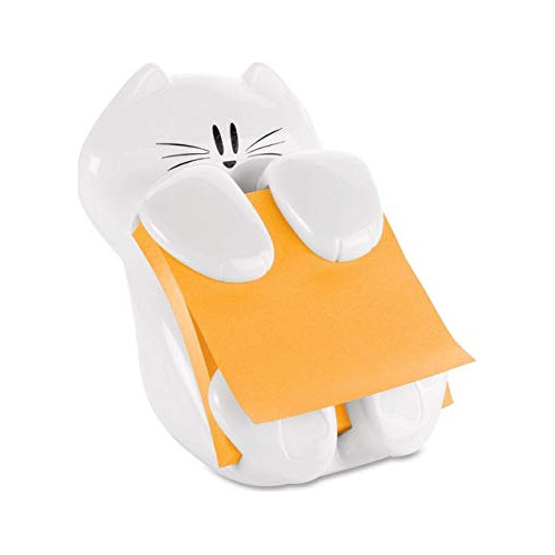 Postit Popup Note Dispenser Forma De Gato 3 X 3 Blanco