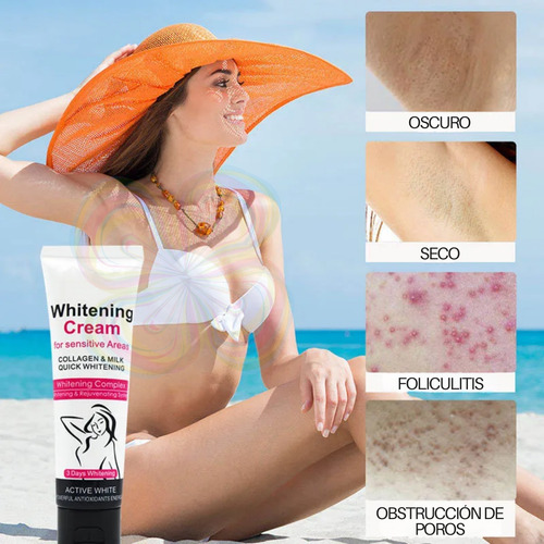 Crema Blanqueadora Con Colágeno Y Leche Aichun Beauty