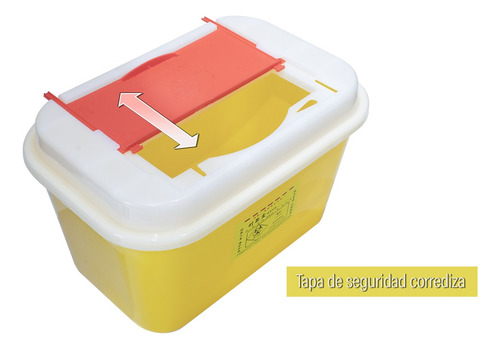 Contenedor Rpbi Para Objetos Punzocortantes 5l
