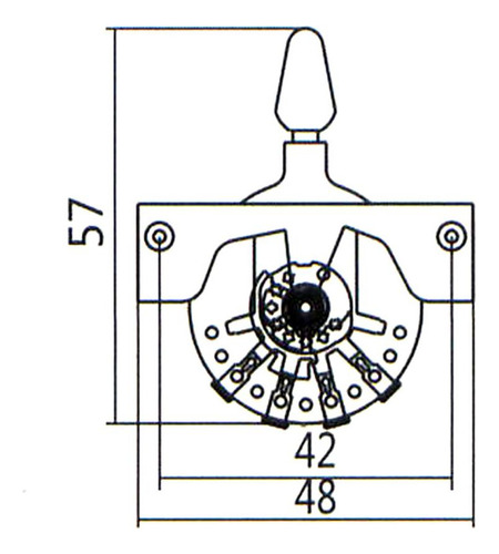 Para 2pcs Pickup Selector Switch Para Squire St Guitarra
