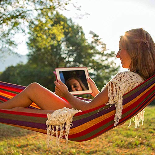Hamaca Para Acampar En El Jardin Al Aire Libre, Hamaca Port