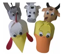 Comprar Gallina Gorros Animales, Disfraz Cotillón, Cumpleaños 