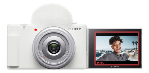 Câmera De Vlog Sony Zv-1f/w 20,1 Mp 4k De Vídeo Para Vlogger