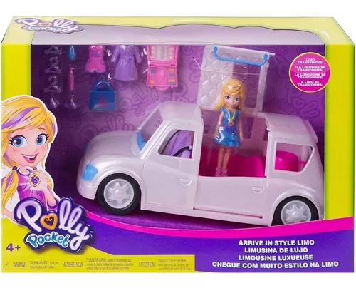 Muñeca Polly Pocket Limusina De Lujo Original C/ Ropa Mattel