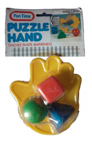Puzzle Hand Juguete Figuras Encastre Plastico Retro Vintage