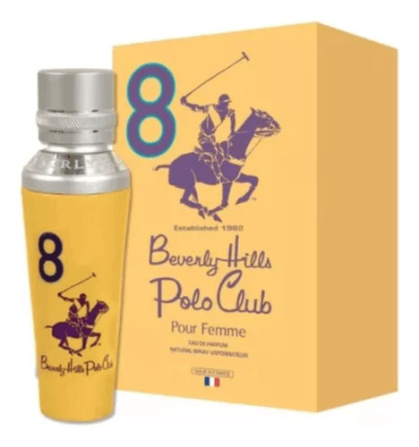 Perfume Beverly Hills Polo Club 8 Colônia Feminina 100ml