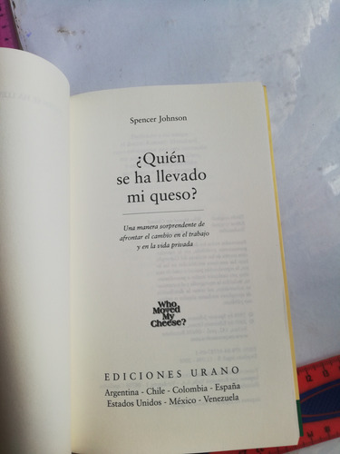 Quien Se Ha Llevado Mi Queso Spencer Johnson, M. D (Usado)