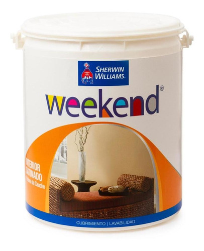 Weekend Interior Satinado Blanco Moderno