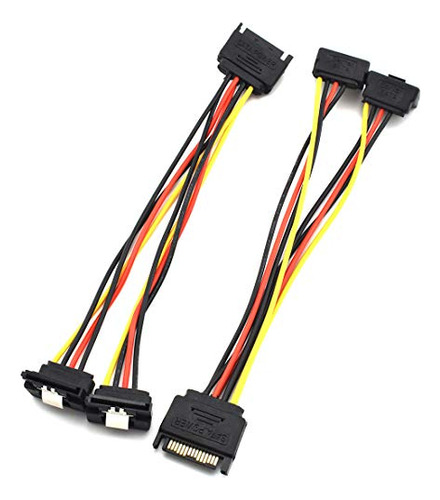 Cable Adaptador Divisor De Alimentación Sata De 15 Pines Sdt