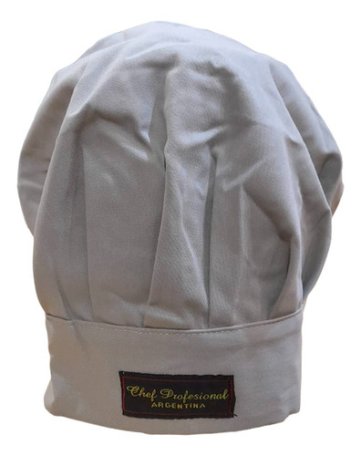 Gorro Gabardina Chef Cocina Parrilla Hombre Mujer Con Velcro