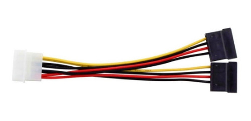 Imagem 4 de 9 de Adaptador Cabo Energia 4 Pinos Alimentação Ide X Dual Sata