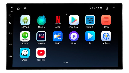 Multimidia Universal 9p Android 13 2gb 64gb Carplay Qled